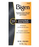 Oriental Black Bigen Permanent Powder - 3 Pack | Long-Lasting Hair Color - Buy Online on SooperMarket.com