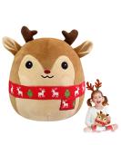 Christmas Elk Stuffed Animal Plush Pillow Xmas Pillows for Boys Girls Soft Hugging Pillow Cute Elk Plush Toy for Kids Birthday Christmas Party Favor Gift Sofa Bedroom Kids Room Decorations(New) Elk New - Buy Online on SooperMarket.com