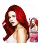 Knight & Wilson Colour-Freedom 150ml Crimson Red Semi-Permanent Hair Colour - Ultra-Vibrant Vegan Friendly Colour Mask with Shine Booster Complex - Ammonia Free Colour Lasts Up To 6-10 Washes - Buy Online on SooperMarket.com