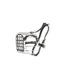 Dingo Metal Muzzle No. 7A - Adjustable Leather Straps for Dog Training | Comfortable Fit for Rottweilers | Shop Internationally - Buy Online on SooperMarket.com
