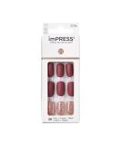 KISS IMPRING PRESS-ON Manicure Hero Medium Lang square with PureFit technology contains cleaning pad mini file manica sticks and 30 artificial nails - Buy Online on SooperMarket.com