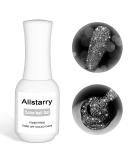 Allstarry Reflective Glitter Gel Nail Polish - 15ml Shimmer & Sparkle for Nail Art & Manicure - UV LED Soak Off - Silver for Parties & Weddings - Buy Online on SooperMarket.com