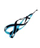 LASALINE Dog Harness X Back for Canicross Dog Sports Dogscooter Bikejoring Sled in Black Light Blue XL - Buy Online on SooperMarket.com