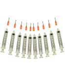 Creative Hobbies 5ml Glue Applicator Syringe with 15 Gauge Precision Tip - Pack of 10 - Buy Online on SooperMarket.com