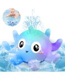 Bathly Octopus Baby Bath Toy - Light Up, Induction Spray Water, Gift for Kids - Blue - Buy Online on SooperMarket.com