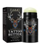 Tattoo Aftercare Butter Balm 2.6 oz Old & New Tattoo Moisturizer Healing Brightener for Color Enhance Natural Organic Tattoo Cream 1pack - Buy Online on SooperMarket.com