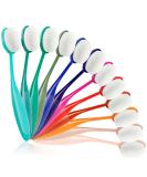 Yoseng 12 Pack Colored Ink Blending Brushes Ink Blending Tool for Card Making Craft Broad Application Assortment Paper Crafter Color Code Handle (Brush Head Size 0.85 Inches) 12 Color - Buy Online on SooperMarket.com