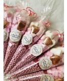 Baking Friends Will You Be My Bridesmaid Wedding Sweet Candy Cones Sweets Party Gift Cone Bags Filled Favour Bag Bridal Party Gift (6 Cones) - Buy Online on SooperMarket.com