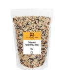 Manor Springs Organic Wild Rice Mix 1kg - Camargue Red, Long Grain Brown, & Wild Rice Blend - Buy Online on SooperMarket.com