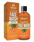 Carrot Face Wash - Natural Skin Brightening Soap for Acne Spots & Even Tone - Made in USA - Buy Online on SooperMarket.com