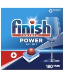 Buy Finish Power All in 1 Dishwasher Tabs - Phosphate-Free Gigapack (180 Tabs) for Powerful Cleaning & Grease Removal - Ideal for International Shipping - Buy Online on SooperMarket.com