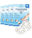 PLANTIFIQUE Foot Moisturiser Socks Hydrating Foot Mask 4Pack (with Box) Hydrating Socks for Soft Heels Intense Moisturizing and Repairing Dry Rough Skin Foot Care Korean Skincare Mask Foot Spa 4 Pack - Buy Online on SooperMarket.com