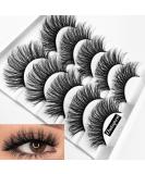 Outopen 3D Mink Lashes Natural Wispy False Eyelashes 15mm Fluffy Long Eye Makeup Tools 5 Pairs Pack | A01-Q1 (13-15MM) - Buy Online on SooperMarket.com