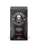 DEATH WISH Whole Bean Coffee Dark Roast - The World's Strongest Coffee Bean - USA Organic Coffee Beans Bundle/Bulk - Fair Trade Arabica & Robusta Coffee - Real Dark Roast Coffee Beans (16 oz) 1 Pound (Pack of 1) Dark Roast - Buy Online on SooperMarket.com