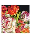 Dimensions Needlepoint Kit 14x14 Bouquet on Black Stitched in Thread - 71-20079 - Buy Online on SooperMarket.com