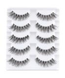 3D False Eyelashes - Handmade Natural Look Fluffy Strip Lashes Multipack (HS17-7) - Buy Online on SooperMarket.com