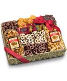 Chocolate Caramel and Crunch Grand Gift Basket for Christmas, Holiday, Snack, Business, Office and Family All Occasions Basket - Buy Online on SooperMarket.com