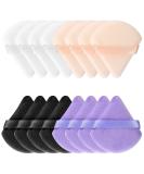 16 Pcs Triangle Powder Puffs Face Makeup Puffs Soft Cosmetic Foundation Powder Sponge Cushion Puffs for Loose Powder Wet Dry Makeup Puffs Sponges Pads - 4 Colors - Buy Online on SooperMarket.com