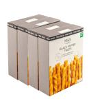 M&S Marks & Spencer Black Pepper Twists All Butter Puff Pastry with Sea Salt Made in France 500g (4 x 125g) - Buy Online on SooperMarket.com