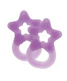 Dentistar Bei ring 2 Set - Soft Baby Teether for 3+ Months - Dental Aid & Massage - Made in Germany - Purple - Buy Online on SooperMarket.com