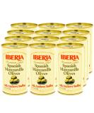 Iberia Spanish Manzanilla Olives Stuffed with Anchovies, 5.25 Oz (Pack of 12) - Buy Online on SooperMarket.com