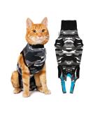Suitical Recovery Suit Cat XS - Black Camouflage Black Camouflage XS (Pack of 1) - Buy Online on SooperMarket.com