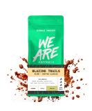 Coffee Ground for Cafetiere 227g Bag Blazing Trails Blend Ground Coffee Chocolate Nuts & Fruits Notes 100% Arabica Dark Roast Fresh Coffee Single Origin (We Are Coffee Co) Ground Cafetiere 227 g (Pack of 1) - Buy Online on SooperMarket.com