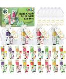 AZEN 50 Sets Hand Cream & Lip Balm Bulk - Perfect Bridal Shower & Thank You Gifts for Guests | Wedding Favors with Organza Bags & Cards - Buy Online on SooperMarket.com