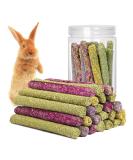 SUPERFA 40 Pcs Timothy Hay Sticks Rabbit Treats Mix Flavors of Rabbit Chew Toys Suitable for Small Animals to Chew A Toy for Rabbits Hamsters Gerbils and Guinea Pigs. 40 Count (1 Pack) - Buy Online on SooperMarket.com
