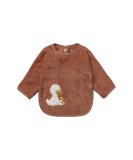 Terry Cloth Bib with Snap Fastener & Duck Appliqu | Edda Lou - International Shipping - Buy Online on SooperMarket.com