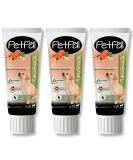 Petp l Dog Salmon Cream Tubosnack - Grain-Free Sugar-Free Treats with Omega Fatty Acids - Healthy Snacks for Puppies & Dogs - 3x75g Premium German Dog Treats - Buy Online on SooperMarket.com