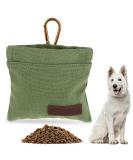 Jeffdad Dog Treats & Free-Handed Feed Bag for Training - Green Carabiner Closure | Perfect for Puppies - Buy Online on SooperMarket.com