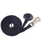 Tough 1 German Cord Cotton Lunge Line with Heavy Snap Black - Buy Online on SooperMarket.com