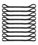 9 pieces thick non -slip elastic sports headbands elastic silicone grip exercise hair and welding straps for football basketball football tennis yoga and golf (black white and gray) (black) - Buy Online on SooperMarket.com
