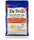 Dr Teal's Pure Epsom Salt, Soothe & Comfort with Oat Milk & Argan Oil, 3lbs - Buy Online on SooperMarket.com