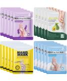 20 Pairs Moisturizing Hand Masks - Overnight Hydration for Dry Cracked Hands | Avocado Lavender Milk Honey - Buy Online on SooperMarket.com