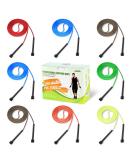 JUSDO 8 Pack Adjustable PVC Jump Rope for Cardio Fitness - Versatile Exercise Tool for Kids and Adults - 9 Feet - Buy Online on SooperMarket.com