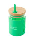 Bamboo Toddler Sippy Cup with Straw and Lid - 11.8 oz Kids Drinking Cup in Green - Buy Online on SooperMarket.com