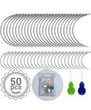 50 PCS Curved Needles for Leather, Carpet, Canvas, Wig Making - Embroidery & Upholstery Sewing Needles - Buy Online on SooperMarket.com