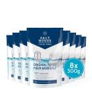 Salhouse Original Totes Meer Therapy Pure 8-Pack I solves skin dandruff I binds moisture I rich in mineral salts i vegan i skin compatibility dermatologically confirmed (8x500 g) - Buy Online on SooperMarket.com