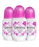 Crystal Deodorant 3 Pack - Mineral Roll-On Vegan Deodorant, Unscented 2.25 fl. oz - Buy Online on SooperMarket.com