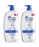Head and Shoulders 2 in 1 Anti Dandruff Shampoo and Conditioner, Classic Clean Scent, 32.1 fl oz Twin Pack - For All Hair Types, Color Treated, Curly Hair - Buy Online on SooperMarket.com