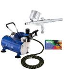 Master Airbrush Dual-Action Airbrush Kit with Quiet 1/5hp Compressor - 6ft Hose Included - Buy Online on SooperMarket.com