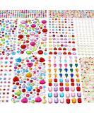 MYDBUYSOME 2774pcs Gem Stickers Jewels for Crafts - Self Adhesive Rhinestone Jewel Stickers  Stick on Gems Rhinestones for Crafts  Acrylic Bling Heart Stickers  Craft Supplies for Kids - Buy Online on SooperMarket.com
