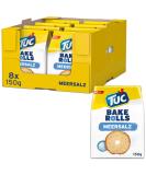 TUC Bake Rolls Sea Salt - 8 x 150g Crispy Bread Chips | Bulk Snack Pack | Buy Internationally - Buy Online on SooperMarket.com