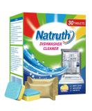 NATRUTH Dishwasher Cleaner And Deodorizer Tablets -30 Pack for Deep Cleaning, Deodorizing & Protecting, Prevents Buildup for Optimal Dishwasher Performance.Heavy Duty And Septic Safe.Clean Dish Washer Machine For Limescale, Hard Water, Calcium, Odor, Smel - Buy Online on SooperMarket.com