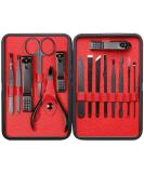 High Precision Stainless Steel Nail Clippers Set with Nail File and Scissors - Red - Buy Online on SooperMarket.com