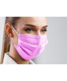 CarePrime Type IIR Medical Face Mask - Surgical Face Mask (50 Pack) | BFE 98% | EN14683:2019 | CE Certified | Pink - Buy Online on SooperMarket.com