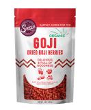 Suncore Foods Organic Dried Goji Berries 8oz - Gluten-Free, Non-GMO (1 Pack) - Buy Online on SooperMarket.com