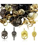 Yiphates 40Pcs Metal Brad Fasteners with Pull Rings Small Ring Fasteners Ring Pulls Handle for DIY Crafts Decoration Accessories - Buy Online on SooperMarket.com
